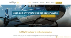 Desktop Screenshot of helikoptervluchten.nl
